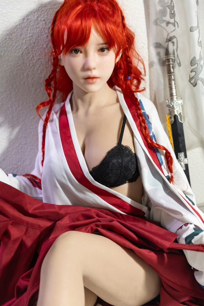 166cm C-Cup Silicone Realistic Anime Redhead Sex Doll - Rhiannelle for Sale | DollsLover Official Store | Qita Doll