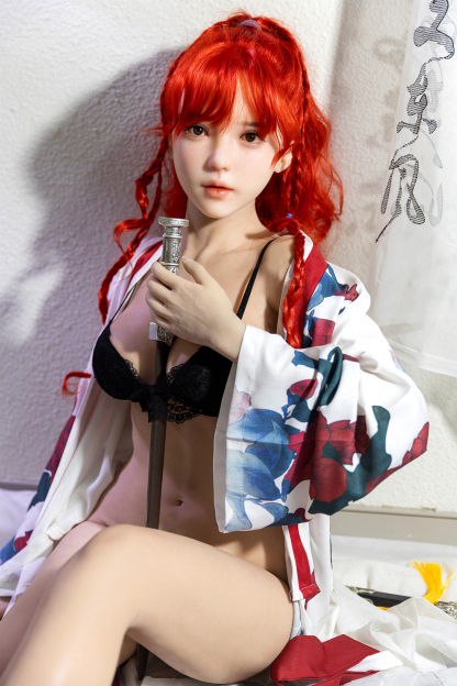 166cm C-Cup Silicone Realistic Anime Redhead Sex Doll - Rhiannelle for Sale | DollsLover Official Store | Qita Doll