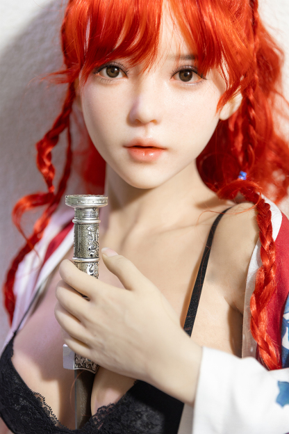 166cm C-Cup Silicone Realistic Anime Redhead Sex Doll - Rhiannelle for Sale | DollsLover Official Store | Qita Doll