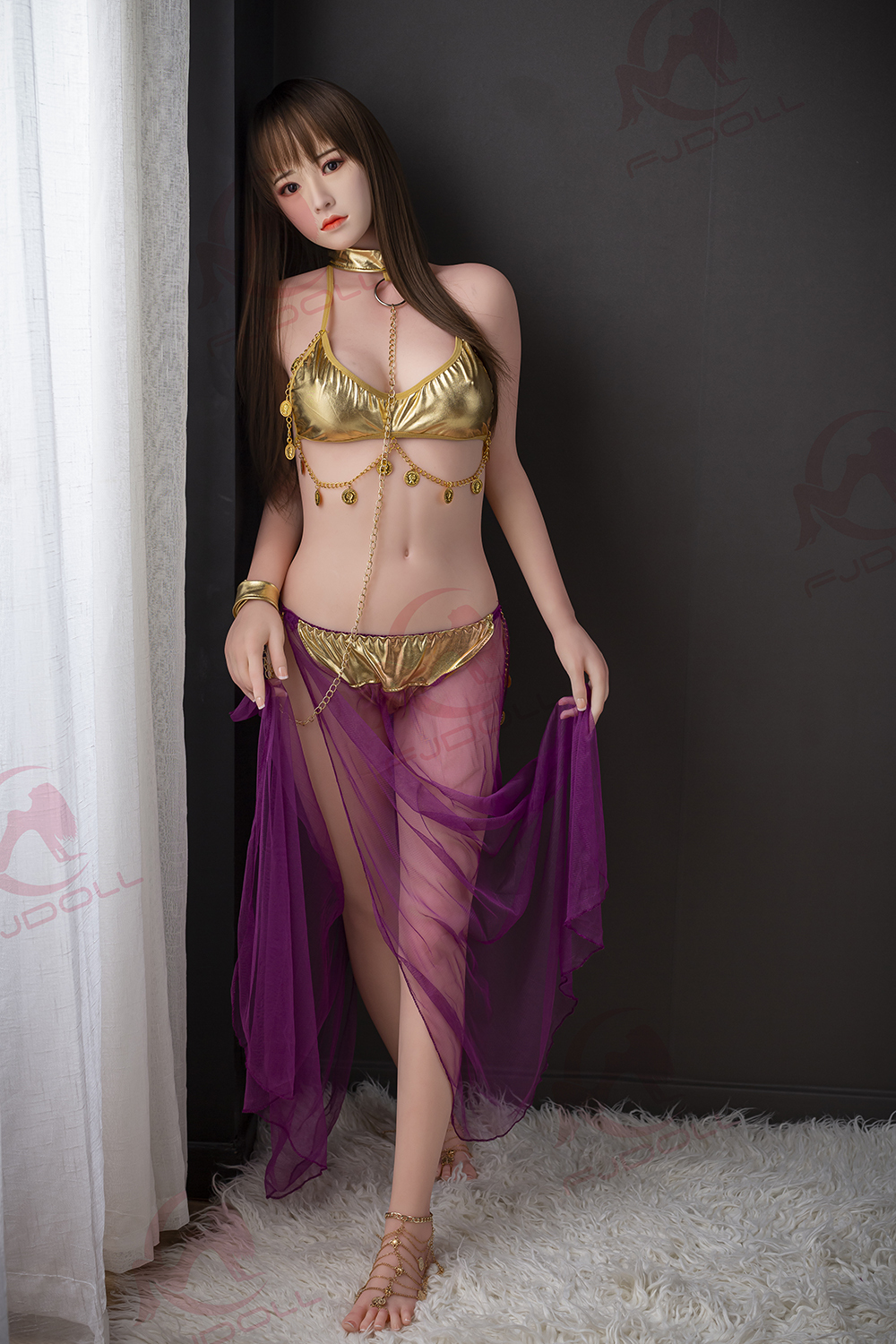 166cm D-Cup Silicone Sex Doll Roxara – Exotic Beauty, Dance Girl Style, Realistic Touch