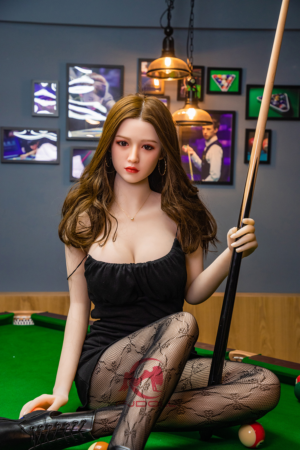 168cm E-Cup Silicone Head Sex Doll - Sazaria | Billiards Girl Cosplay, High Value, Real Feel
