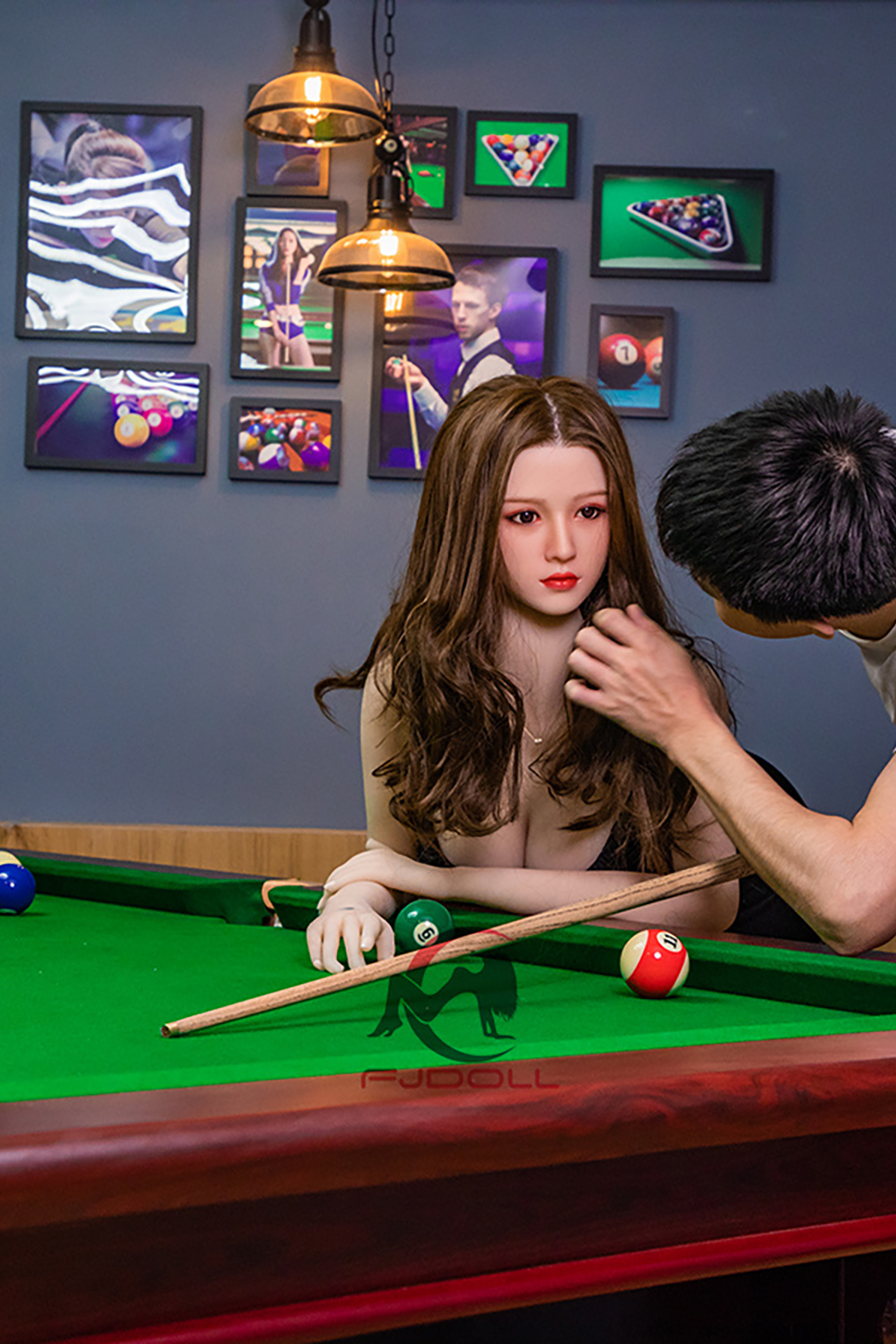 168cm E-Cup Silicone Head Sex Doll - Sazaria | Billiards Girl Cosplay, High Value, Real Feel