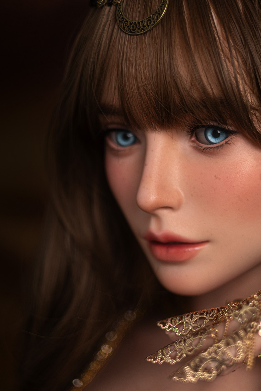 165cm E-Cup Silicone Sex Doll - Norlina Lifelike Western Sex Doll – E-Cup, Soft Skin Touch