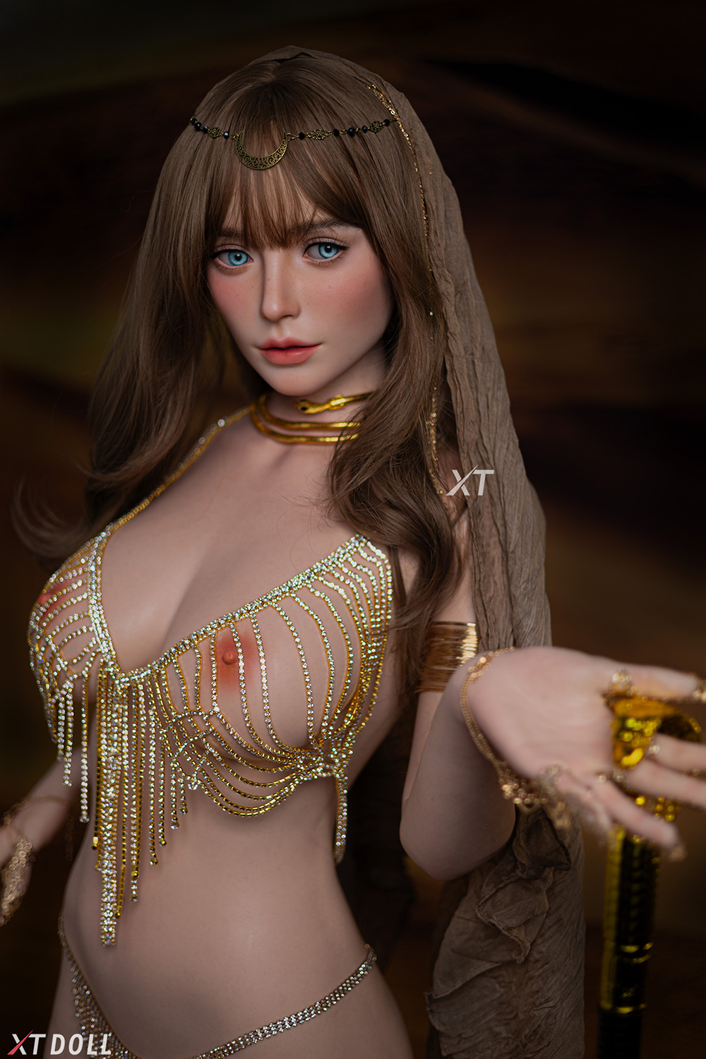 165cm E-Cup Silicone Sex Doll - Norlina Lifelike Western Sex Doll – E-Cup, Soft Skin Touch