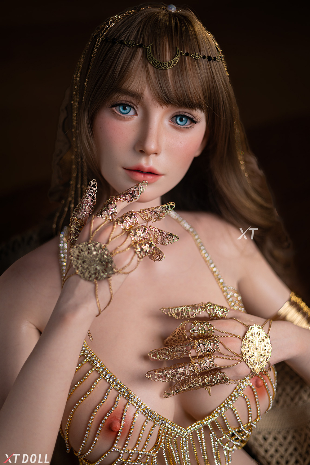 165cm E-Cup Silicone Sex Doll - Norlina Lifelike Western Sex Doll – E-Cup, Soft Skin Touch