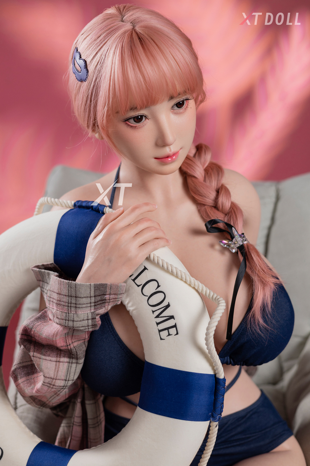 160cm H-Cup Silicone Sex Doll - Glinelle Cute Asian Sex Doll – Silicone Body, H Cup Bust