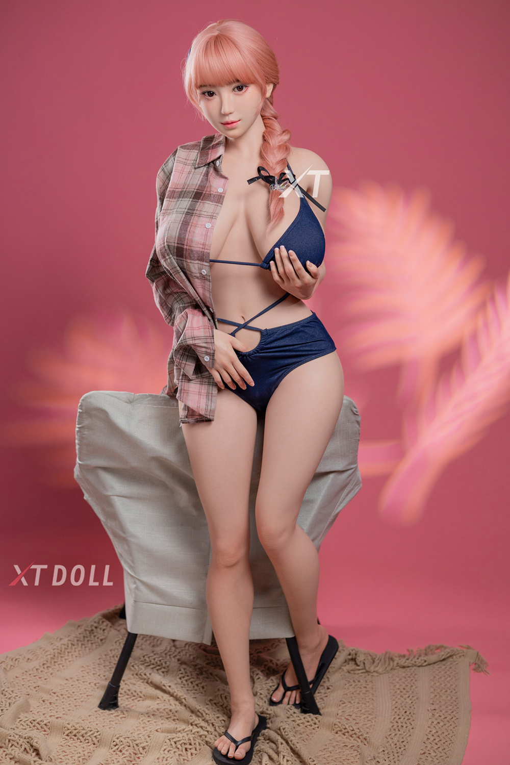160cm H-Cup Silicone Sex Doll - Glinelle Cute Asian Sex Doll – Silicone Body, H Cup Bust
