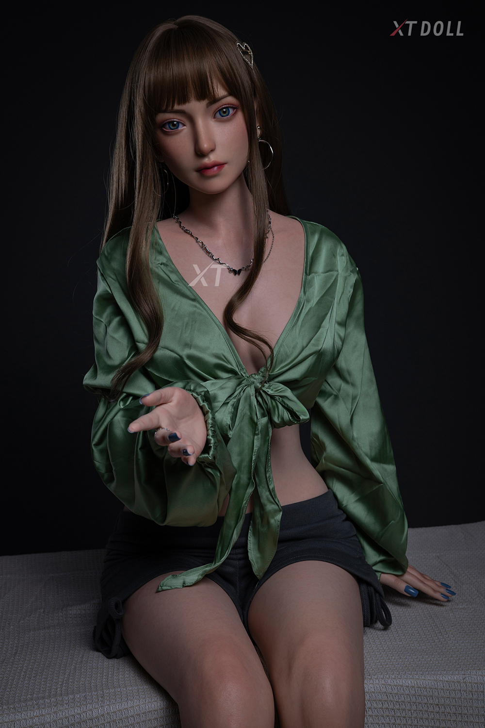 164cm C-Cup Silicone Sex Doll - Fynessa Elegant Slim Silicone Sex Doll with Natural Look