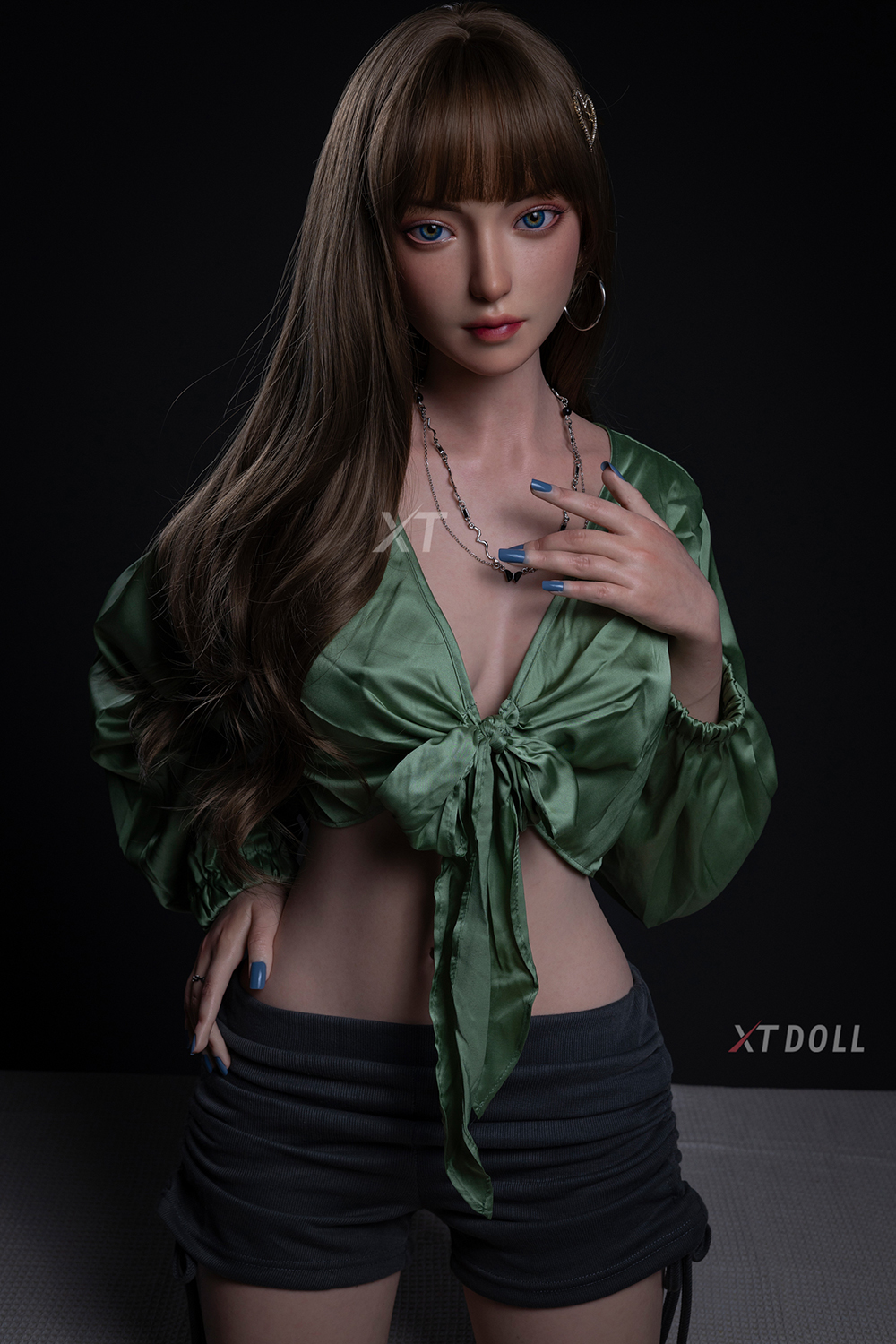 164cm C-Cup Silicone Sex Doll - Fynessa Elegant Slim Silicone Sex Doll with Natural Look