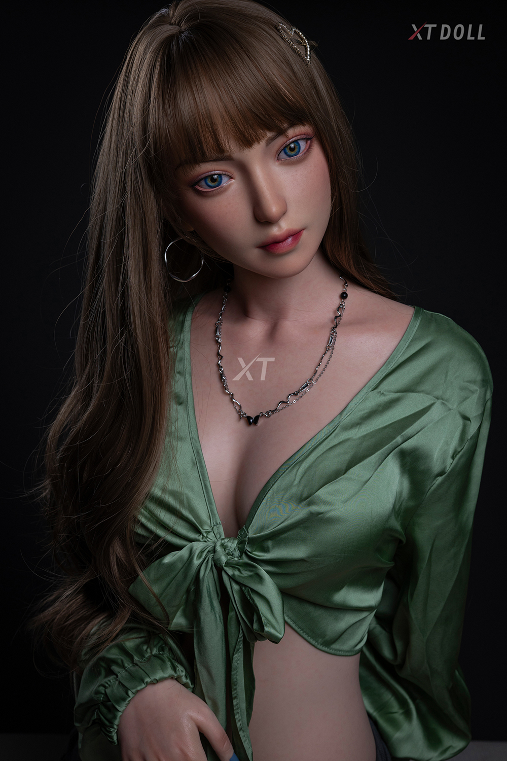 164cm C-Cup Silicone Sex Doll - Fynessa Elegant Slim Silicone Sex Doll with Natural Look
