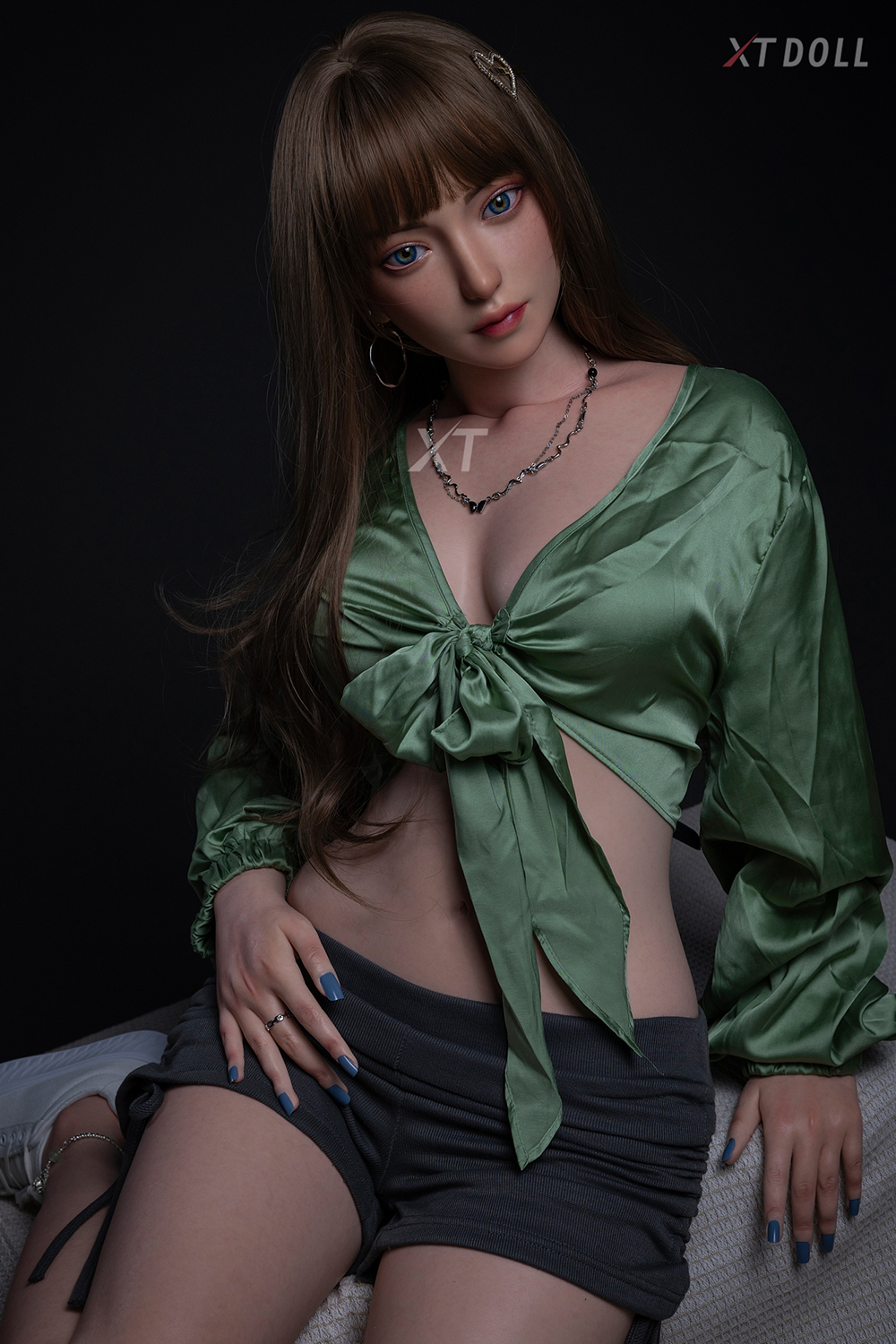 164cm C-Cup Silicone Sex Doll - Fynessa Elegant Slim Silicone Sex Doll with Natural Look