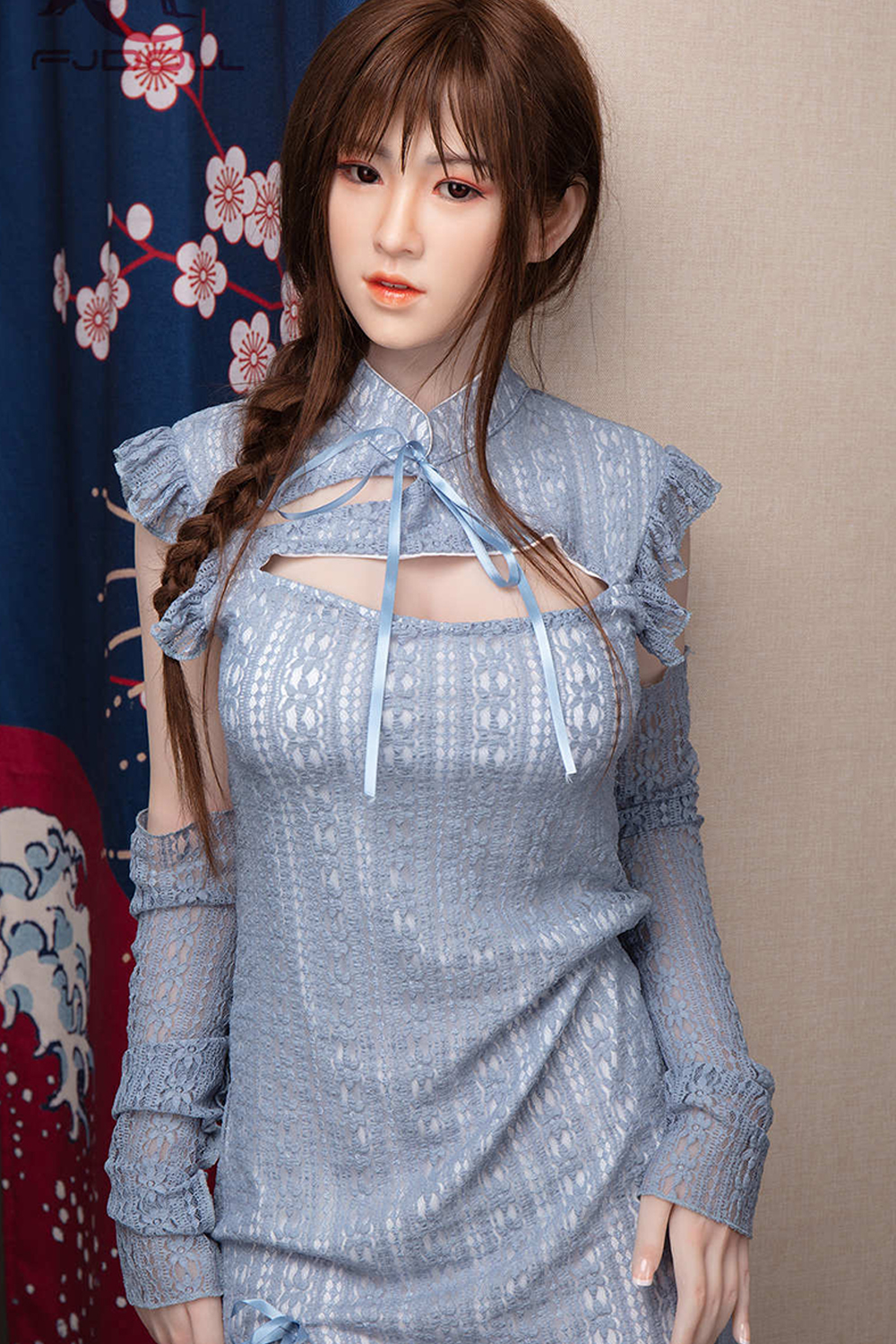 169cm D-Cup Silicone Head Sex Doll - Camethia | Lifelike Asian Features, White Skin, Full Curves
