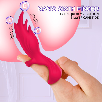 Six-Finger Magic Condom Sex Vibrator-DollsLover Official Store