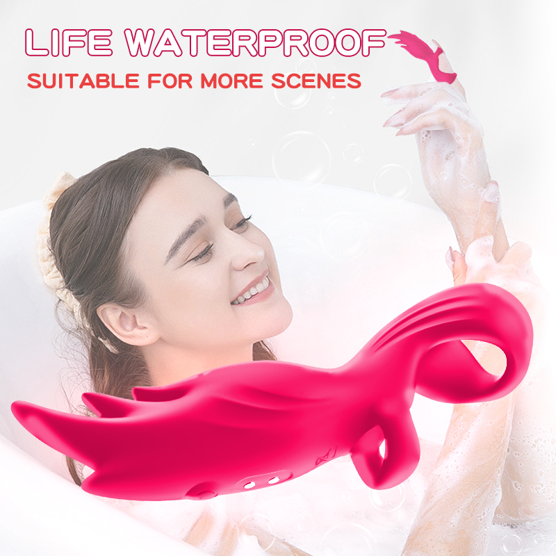 Six-Finger Magic Condom Sex Vibrator