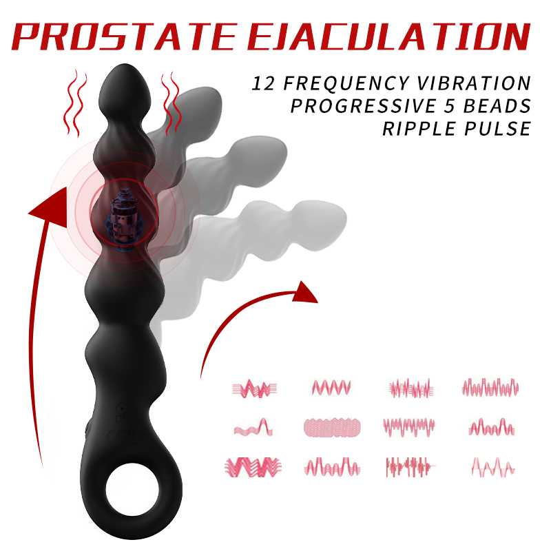 Ecstasy Beads Anal Plug Pull Beads