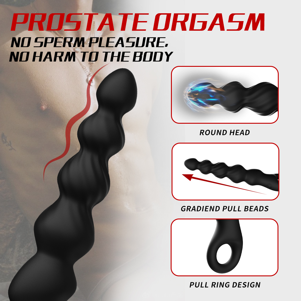Ecstasy Beads Anal Plug Pull Beads
