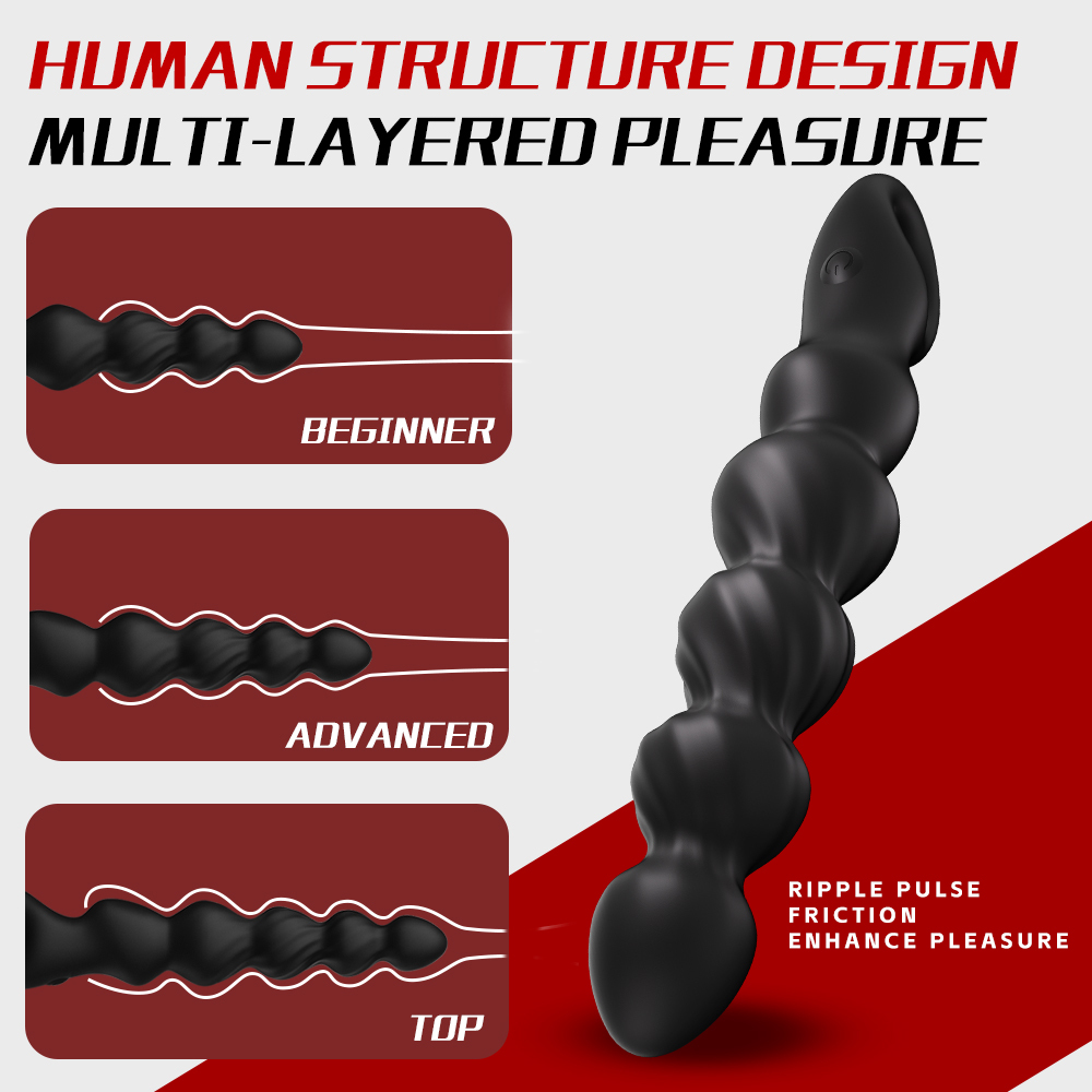 Ecstasy Beads Anal Plug Pull Beads