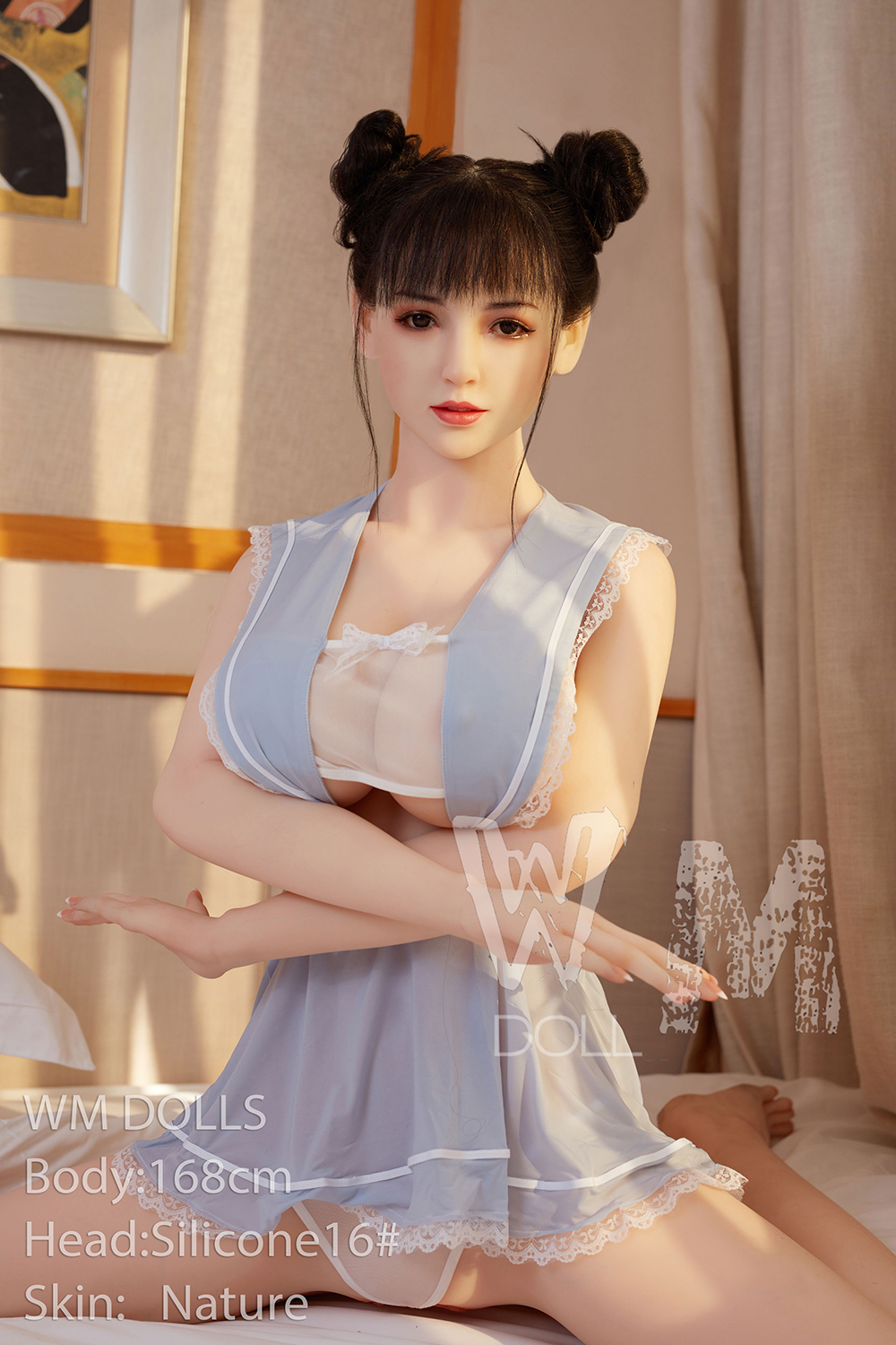 168cm/5ft6 F-Cup Silicone Head Sex Doll - Brooke