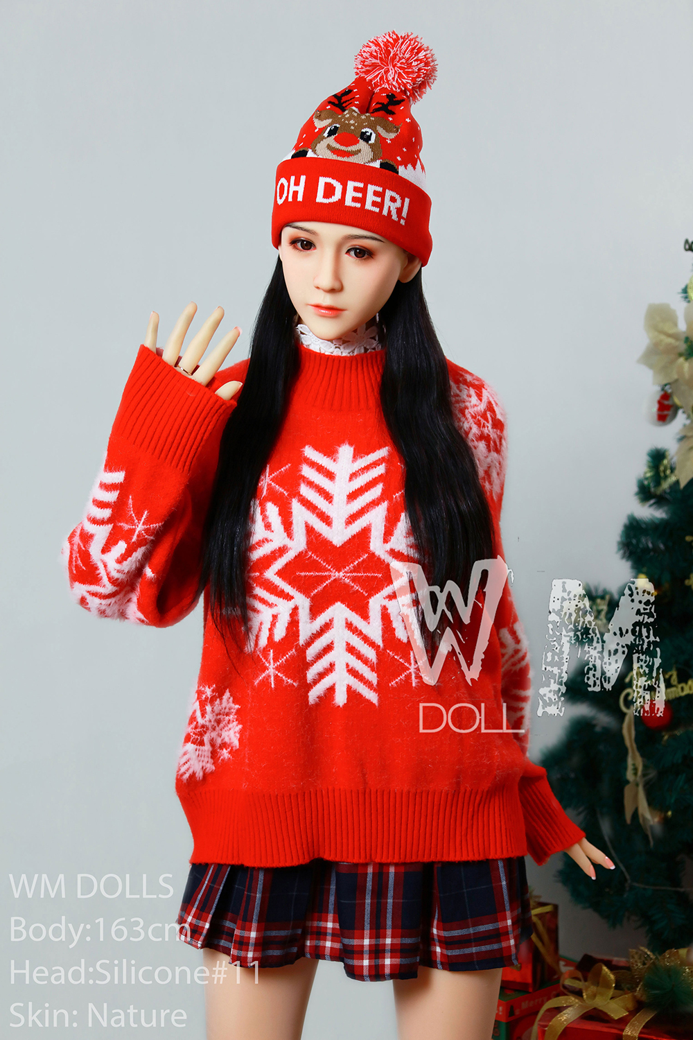 163cm/5ft4 C-Cup Silicone Head Sex Doll - Colette