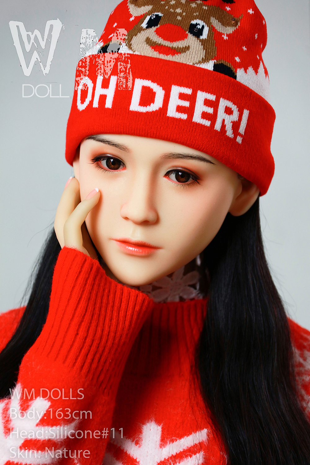 163cm/5ft4 C-Cup Silicone Head Sex Doll - Colette