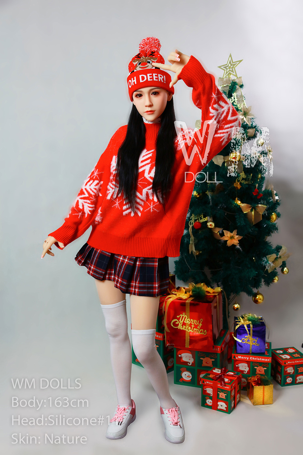 163cm/5ft4 C-Cup Silicone Head Sex Doll - Colette