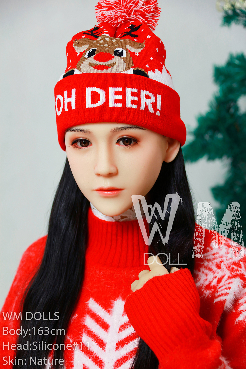 163cm/5ft4 C-Cup Silicone Head Sex Doll - Colette