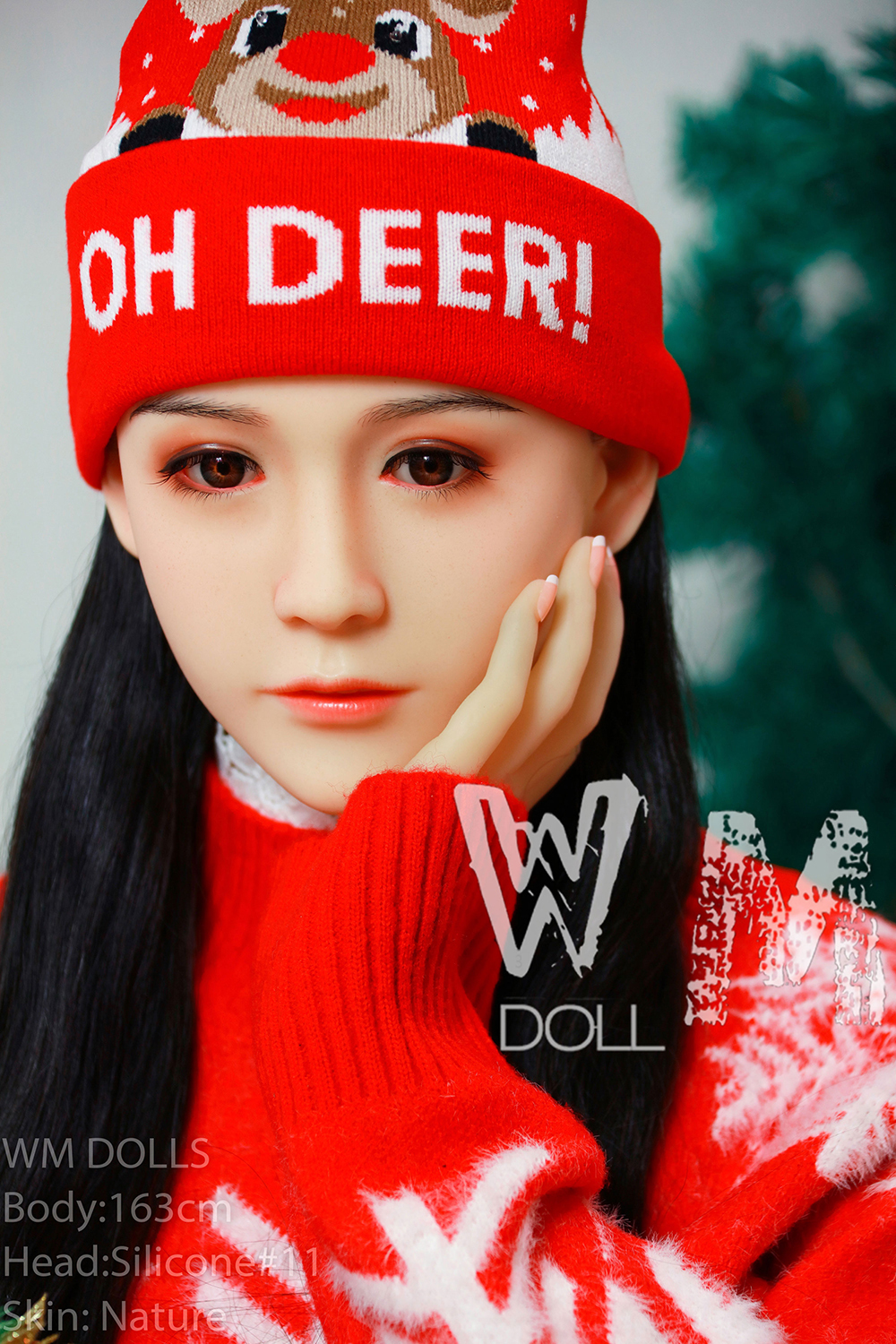163cm/5ft4 C-Cup Silicone Head Sex Doll - Colette