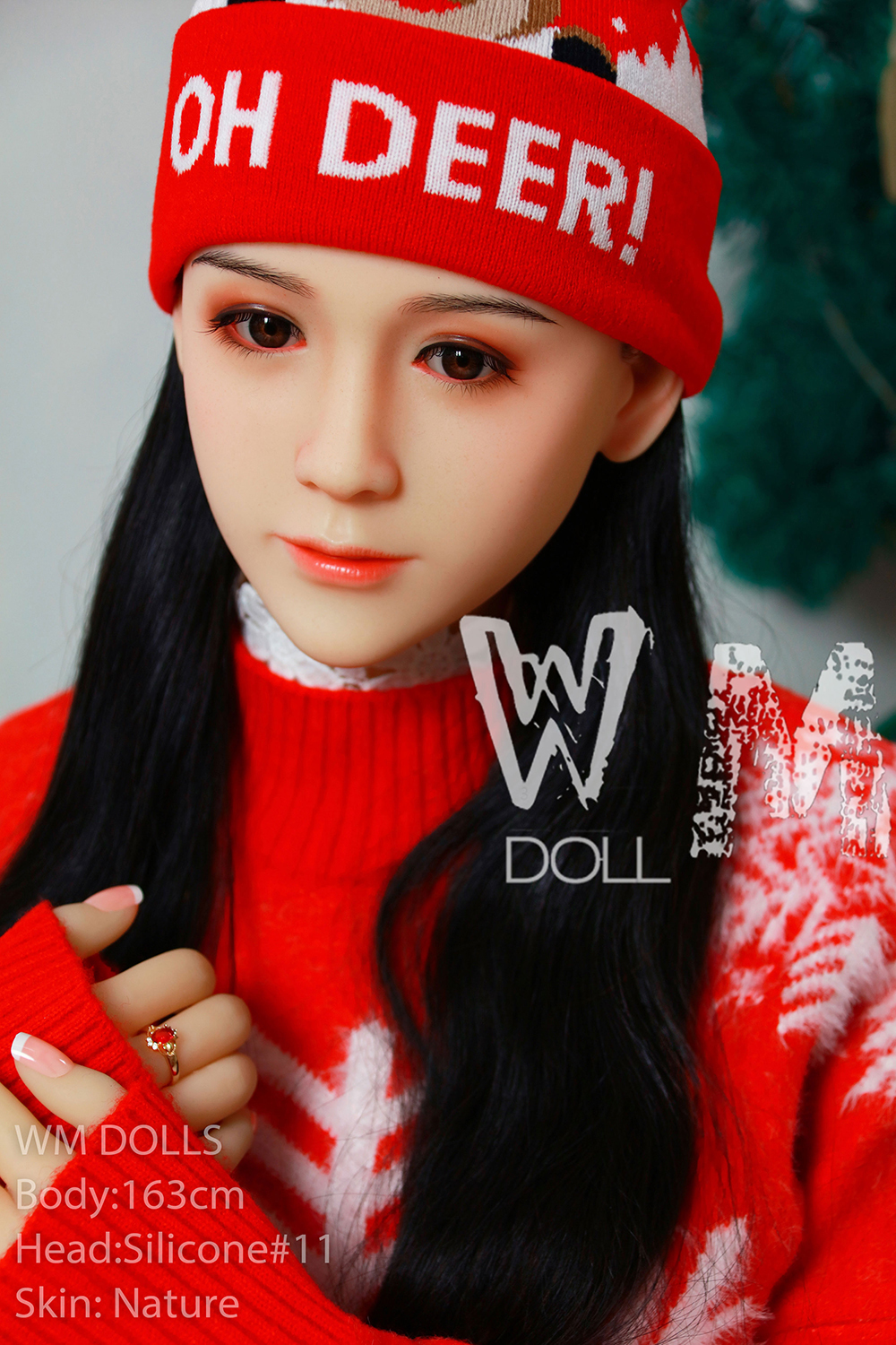 163cm/5ft4 C-Cup Silicone Head Sex Doll - Colette