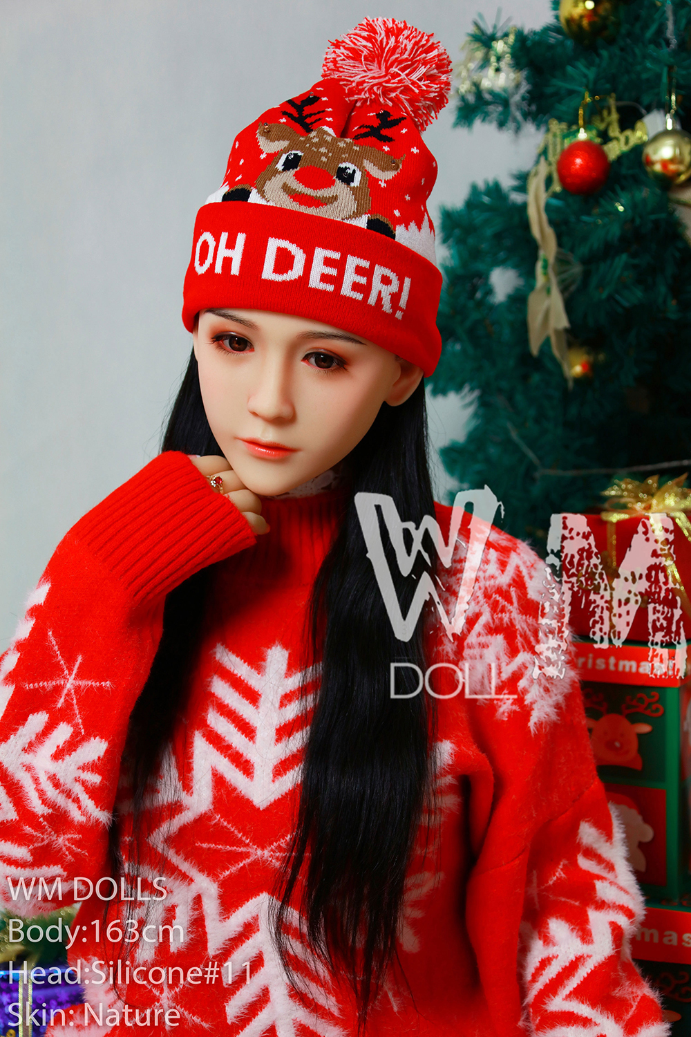 163cm/5ft4 C-Cup Silicone Head Sex Doll - Colette