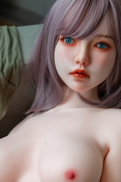 158cm D-Cup Silicone Head TPE Body Realistic Lovely Purple Hair Sex Doll - Gissandra for Sale | DollsLover Official Store | Qita Doll