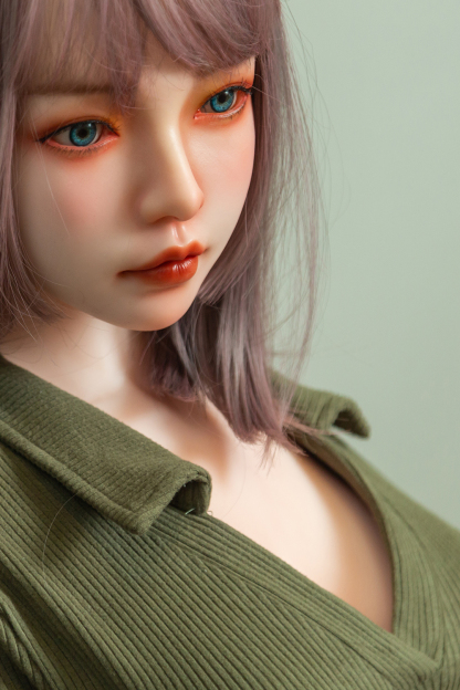 158cm D-Cup Silicone Head TPE Body Realistic Lovely Purple Hair Sex Doll - Gissandra for Sale | DollsLover Official Store | Qita Doll