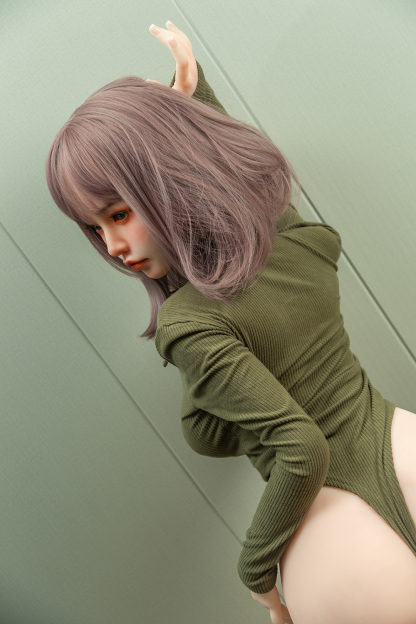 158cm D-Cup Silicone Head TPE Body Realistic Lovely Purple Hair Sex Doll - Gissandra for Sale | DollsLover Official Store | Qita Doll