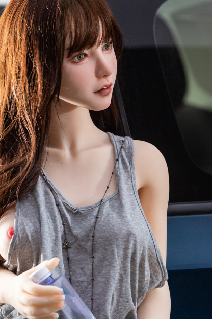 158cm D-Cup Silicone Head TPE Body Realistic MILF Brunette Sex Doll - Bellatrixa for Sale | DollsLover Official Store | Qita Doll