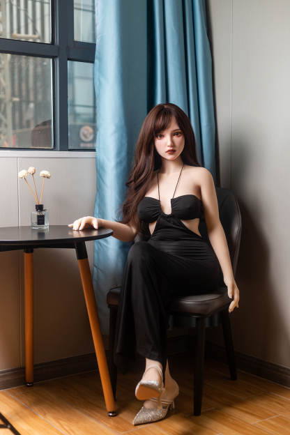 158cm D-Cup Silicone Head TPE Body Luxury Elegant Brunette Sex Doll - Veylora for Sale | DollsLover Official Store | Qita Doll