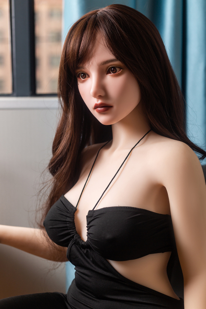 158cm D-Cup Silicone Head TPE Body Luxury Elegant Brunette Sex Doll - Veylora for Sale | DollsLover Official Store | Qita Doll