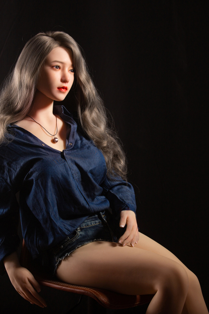 158cm D-Cup Silicone Head TPE Body Realistic MILF Brunette Sex Doll - Xilandra for Sale | DollsLover Official Store | Qita Doll