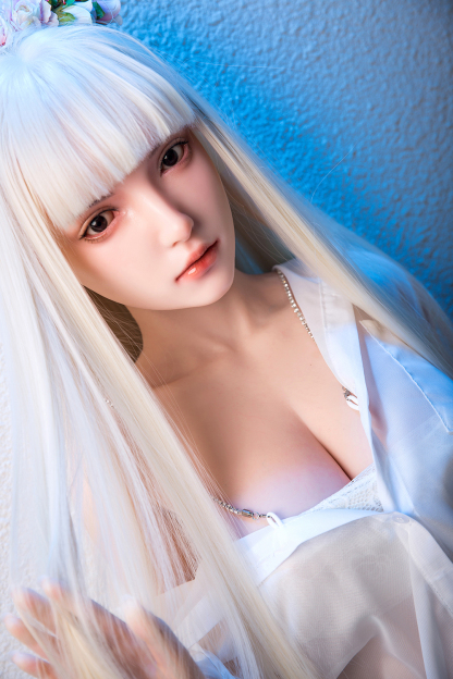 162cm B-Cup Silicone Realistic Sweet White Hair Sex Doll - Helyria for Sale | DollsLover Official Store | Qita Doll