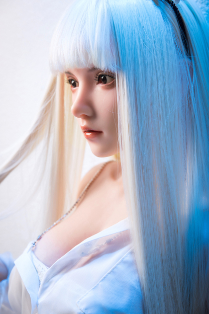 162cm B-Cup Silicone Realistic Sweet White Hair Sex Doll - Helyria for Sale | DollsLover Official Store | Qita Doll