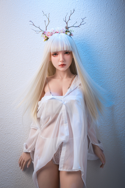 162cm B-Cup Silicone Realistic Sweet White Hair Sex Doll - Helyria for Sale | DollsLover Official Store | Qita Doll