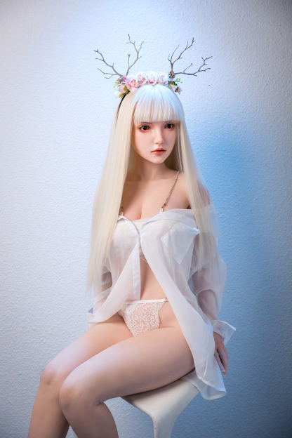 162cm B-Cup Silicone Realistic Sweet White Hair Sex Doll - Helyria for Sale | DollsLover Official Store | Qita Doll