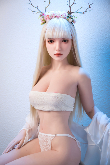162cm B-Cup Silicone Realistic Sweet White Hair Sex Doll - Helyria for Sale | DollsLover Official Store | Qita Doll
