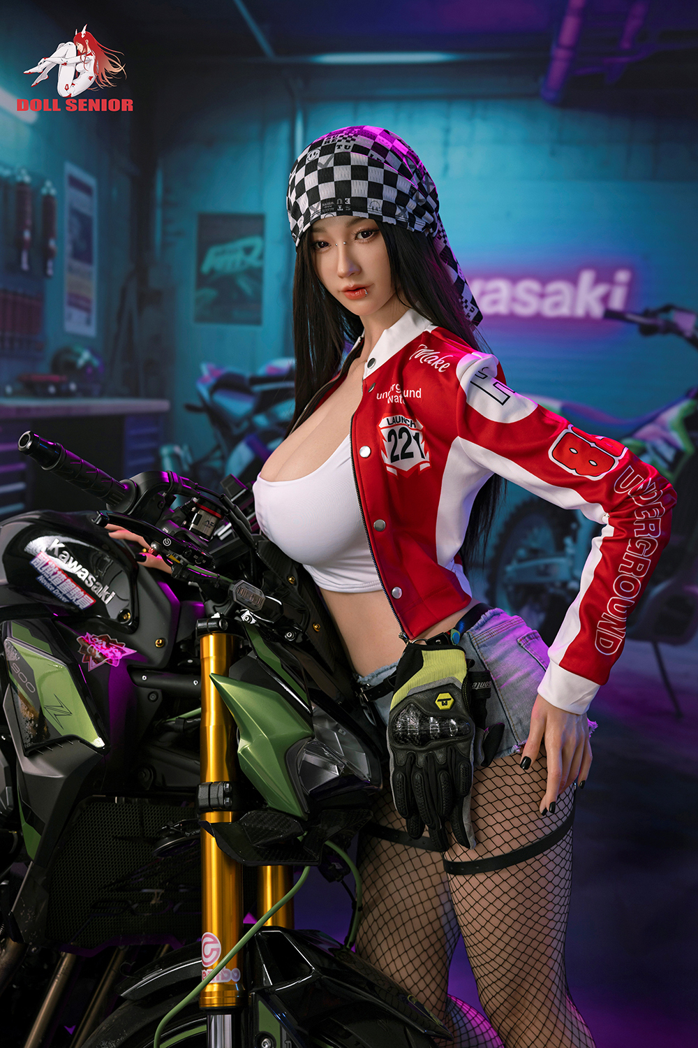 170cm G-Cup Silicone Sex Doll - Drelitha Tall G-Cup Silicone Doll – Asian Moto Style Babe