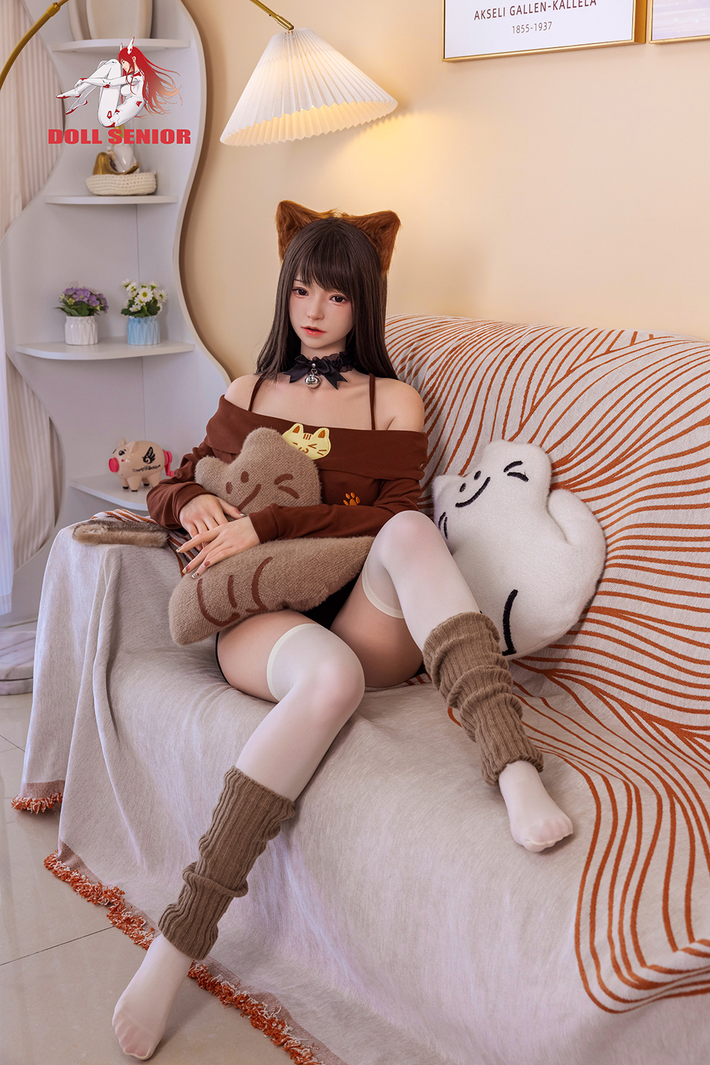 163cm F-Cup Silicone Sex Doll - Brinelle F-Cup Silicone Cat Girl – Busty Anime Cosplay Doll