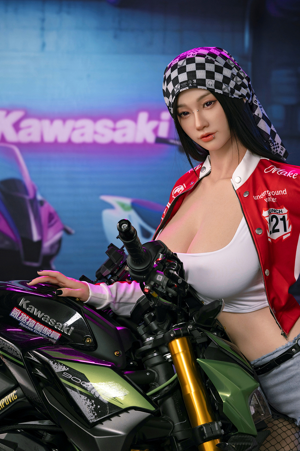 170cm G-Cup Silicone Sex Doll - Drelitha Tall G-Cup Silicone Doll – Asian Moto Style Babe