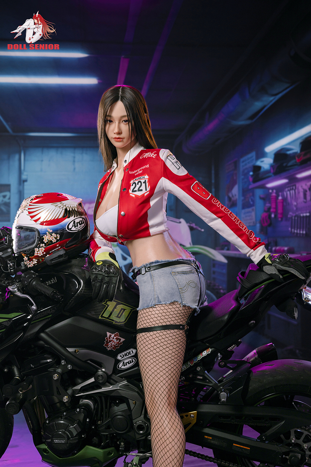 170cm G-Cup Silicone Sex Doll - Drelitha Tall G-Cup Silicone Doll – Asian Moto Style Babe