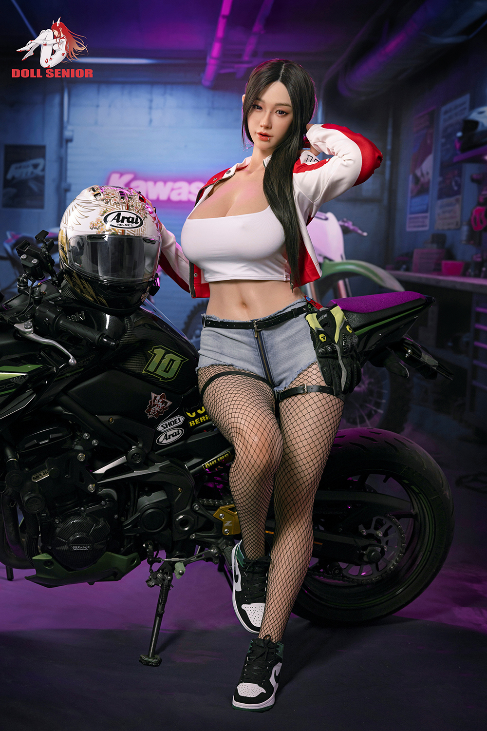 170cm G-Cup Silicone Sex Doll - Drelitha Tall G-Cup Silicone Doll – Asian Moto Style Babe