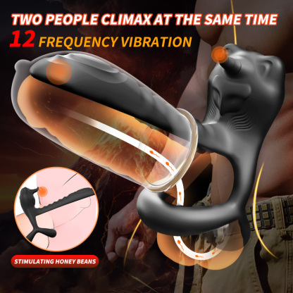Semen Locking Vibration Ring-DollsLover Official Store
