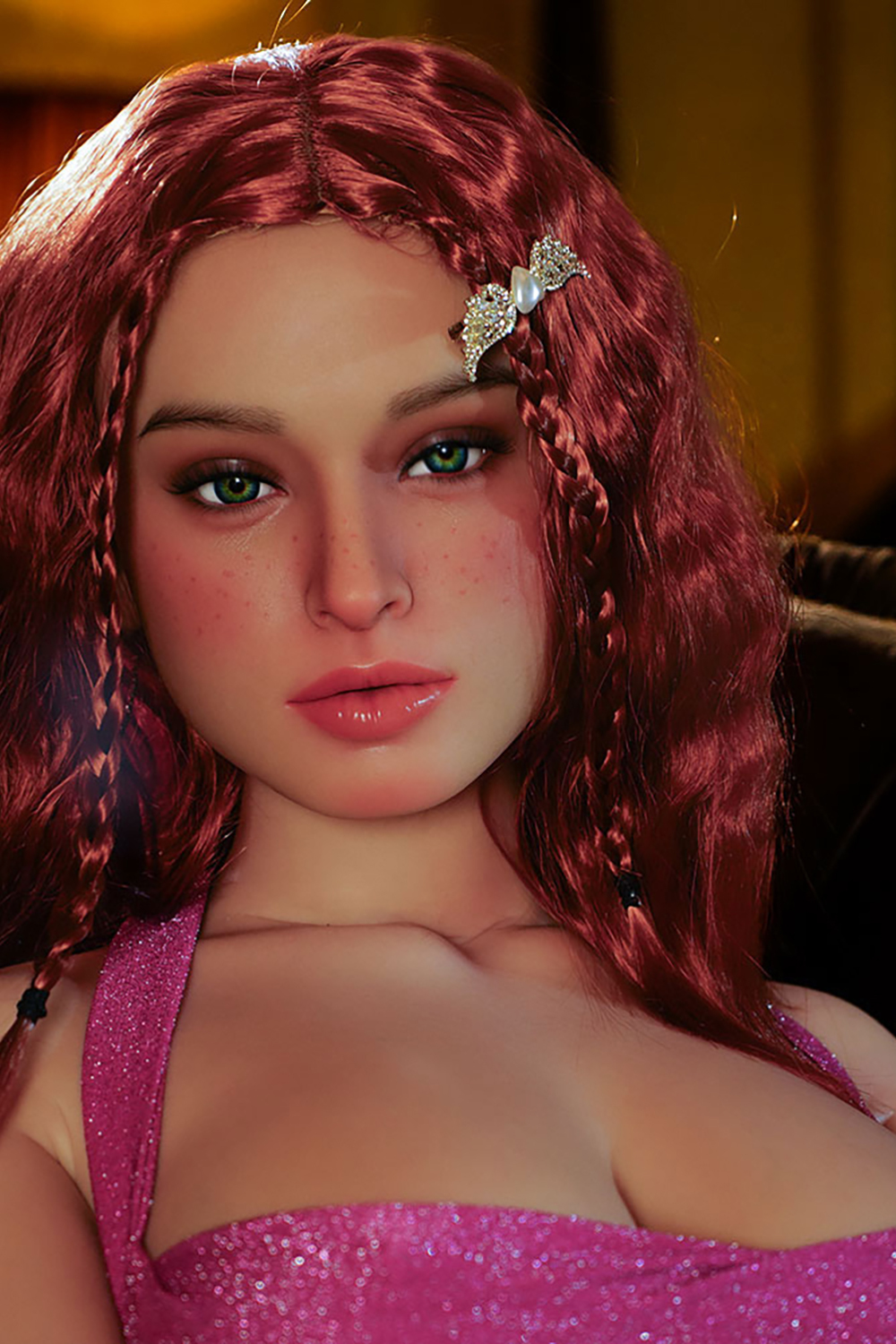 163cm D-Cup Silicone Sex Doll - Halyndra Luxury Silicone Sex Doll, Skin-Friendly Material & Ultimate Softness