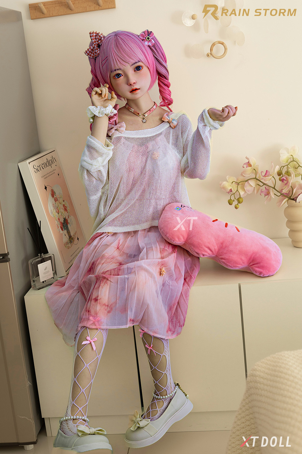 150cm C-Cup Silicone Sex Doll - Jessavine Silicone Realistic Doll with Fine Wrinkle & Pore Details