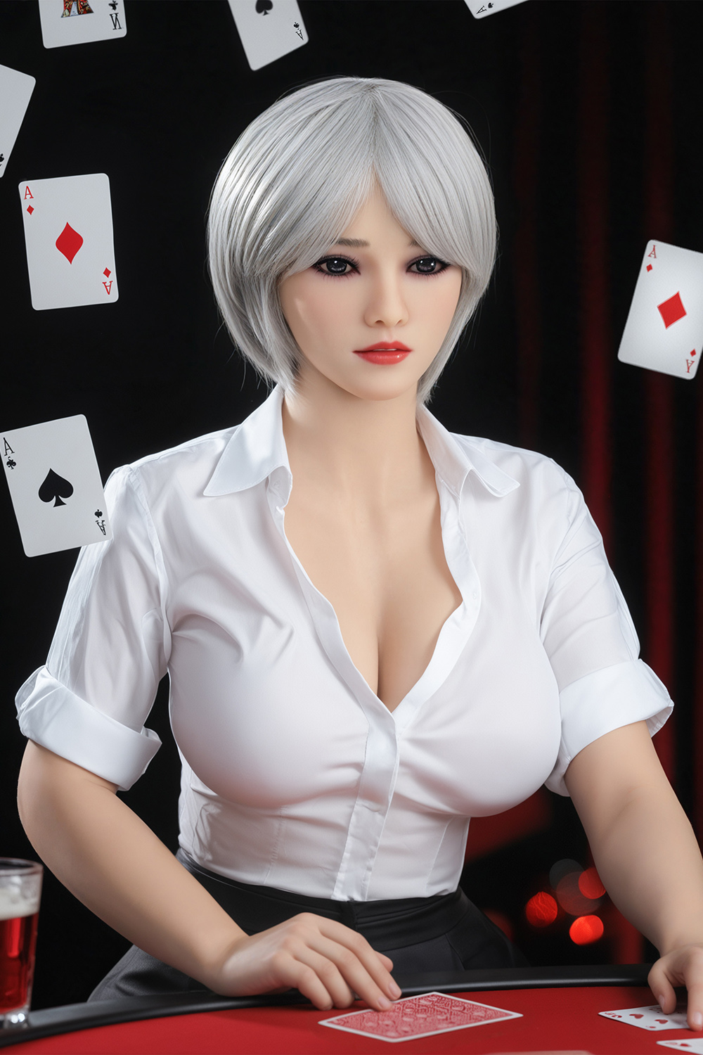159cm G-Cup TPE Sex Doll - Braelith Safe & Hypoallergenic TPE Doll with Premium Finish